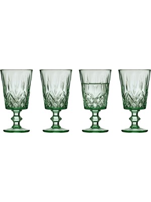 Aesco Lyngby Glas Sorrento Şarap Kadehi 4 Adet 29 cl Yeşil