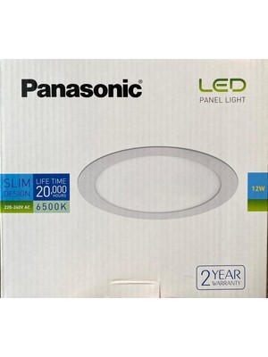 Aesco 12W LED Panel Spot Sıva Altı | 6500K Beyaz | Slim Yuvarlak Tavan Armatürü | Enerji Tasarruflu Beyaz Kasa (17 Cm)