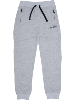 Aesco Benetton Erkek Çocuk Eşofman Altı Gri Melanj 6-7 Yaş, 6-7 Yaş, 72766-GRM, Gri Melanj, Erkek Çocuk