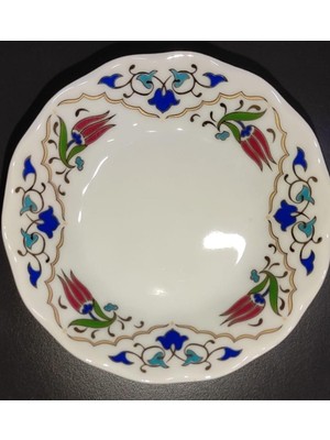Aesco Porland Porselen 6'lı Lalenaz Çay Tabak 11 cm 8697635362938