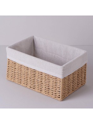 Aesco Linens Carry 30X20X15 cm Sepet Naturel