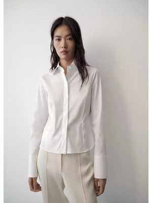 Mango Crop Poplin Gömlek