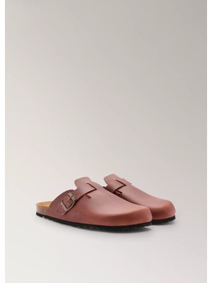 Mango Deri Clog Terlik