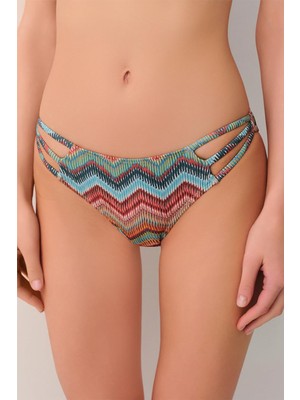 Aesco Suwen Wave Üç Şeritli Bikini Alt