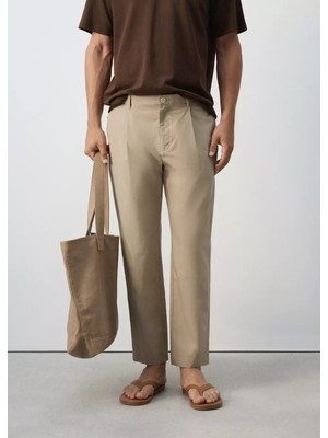 Mango Lyocell Karışımlı Regular Fit Pantolon