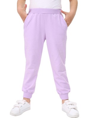 Aesco Toontoy Kız Çocuk Eşofman Alt, Lila, 6 Yaş