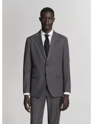 Mango Slim Fit Milan Kumaş Blazer Ceket