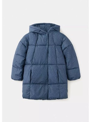 Mango Çiçek Desenli Uzun Anorak