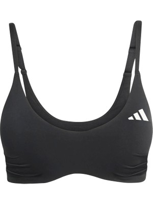 Aesco Adidas Opt Ess Ls Bra Kadın Workout Bra, Black, M