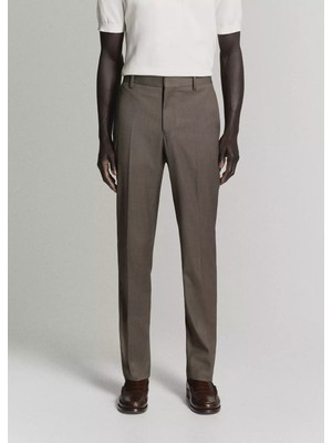 Mango Süper Slim Fit Streç Kumaştan Kumaş Pantolon
