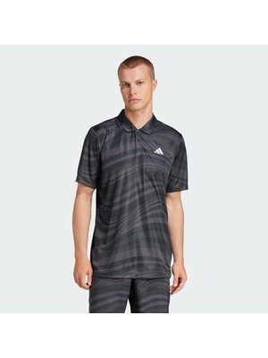 Aesco Adidas Club Graph Polo Erkek T-Shirt Black/carbon M