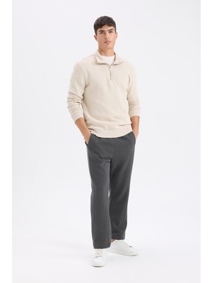 Aesco Defacto Regular Fit Eşofman Altı Beli Lastikli Basic Düz Cepli Düz Paça D9707AX24AU