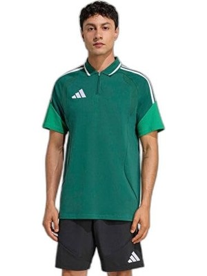Aesco Adidas Tiro 26 Competition Polo Erkek Futbol Kamp Polo Tişört KB0167 Yeşil