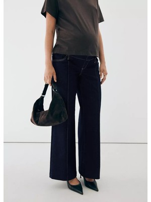 Mango Wideleg Hamile Jean Pantolon