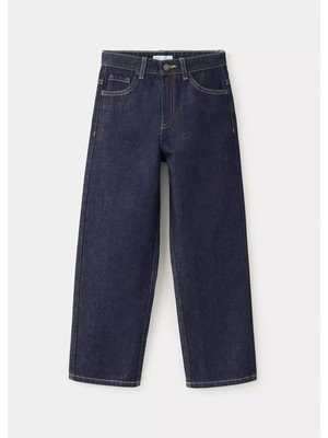 Mango Pamuklu Straight Fit Jean Pantolon