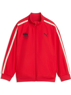 Aesco Puma x Paw Patrol Çocuk Ceket, 3-4 Yaş, 634941-11, Kırmızı, Erkek Çocuklar