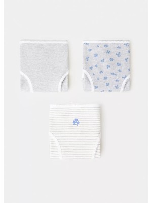MANGO Kids 3'lü pamuklu iç çamaşırı