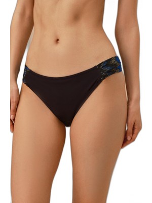 Aesco Suwen Yanı Pileli Bikini Alt