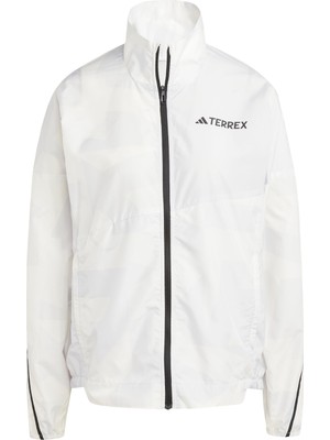 Aesco Adidas Kadın W mt P Wınd J Spor Üst Giyim/rüzgarlık Dshgry/whıte S