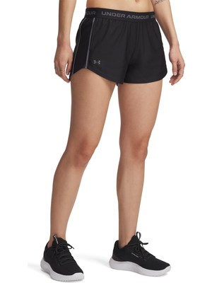 Aesco Under Armour Tech Play Up Shorts Kadın Şort Black / / Castlerock Xl