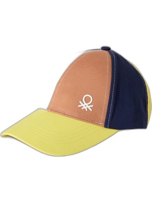 Aesco United Colors Of Benetton Genç Cappello C/visiera 6YE1RA00B Kış Aksesuar Seti, Çok Renkli, 18 Ay