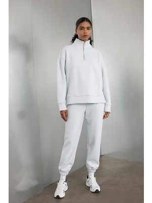 Aesco Defacto Standart Fit Sporcu Jogger Eşofman Altı Bilek Boy Skuba Dalgıç C9382AX24AU