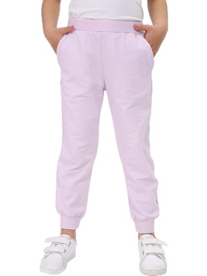Aesco Toontoy Kız Çocuk Eşofman Alt, Açık Lila, 5 Yaş