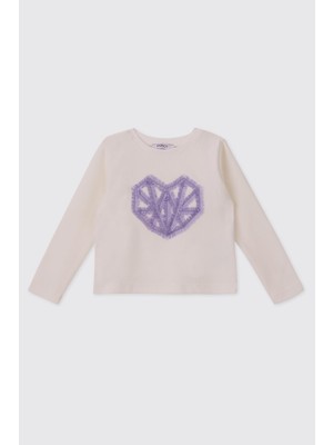 Aesco Panço Kız Bebek Ekrulıla Sweatshirt
