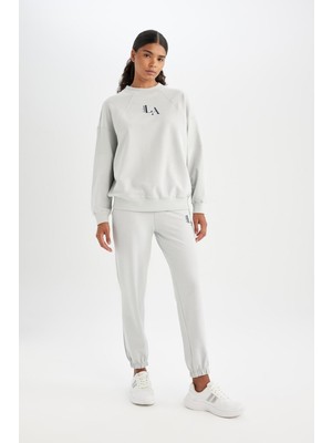 Aesco Defacto Jogger Eşofman Altı Nba Los Angeles Lakers Oversize Geniş Kalıp Cepli Standart Boy C8105AX24AU