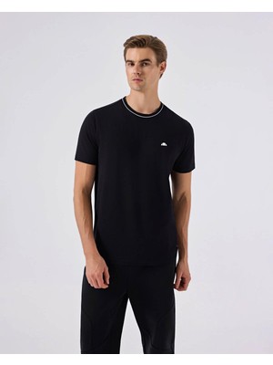 Aesco Ellesse Pamuklu Regular Fit Bisiklet Yaka T Shirt Erkek T Shirt 6SM5058