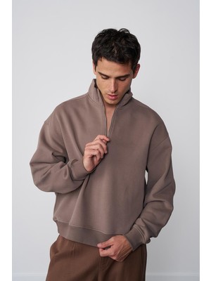Aesco Dik Yaka Oversize Sweatshirt