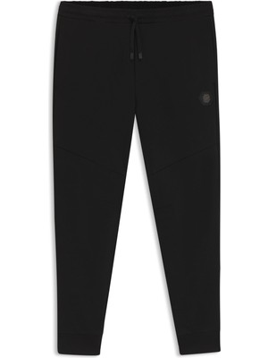 Aesco Boss Lastikli Bel Bağlama Dar Paça Rahat Kesim Siyah Eşofman Altı, Xl, 50543860, Siyah, Erkek