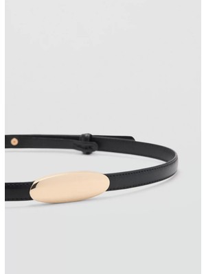 Mango Ince Metal Detaylı Kemer