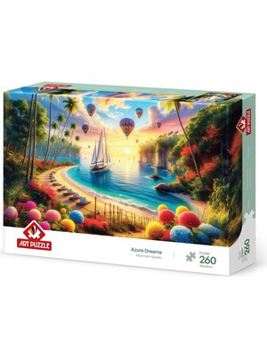 Aesco Art Puzzle Masmavi Hayaller 260 Parça Puzzle