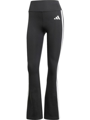 Aesco Adidas Kadın Opt Ess 3s Flar Sporcu Taytı Black/whıte S