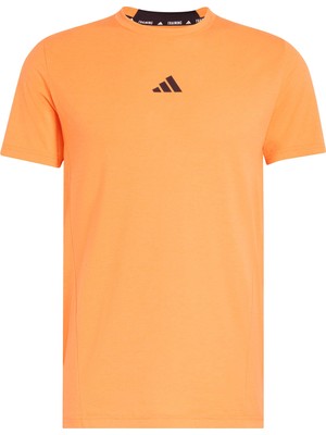 Aesco Adidas Erkek D4T Workout T-Shirt, Pure Orange, M