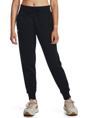 Aesco Under Armour Ua Rival Fleece Jogger Kadın Sweatpant Black / / White Sm
