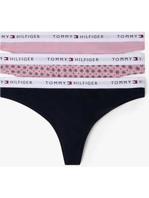 Aesco Tommy Hilfiger Tanga, M, UW0UW05530, Kırmızı, Kadın