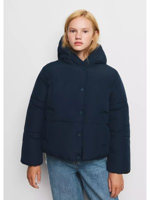 Mango Kapüşonlu Kapitone Anorak