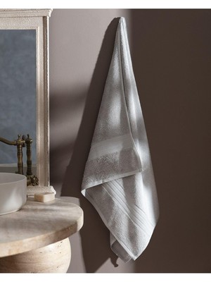 Die Grup Madame Coco Martha Banyo Havlusu Tencel™ - Açık Gri - 80X150 cm