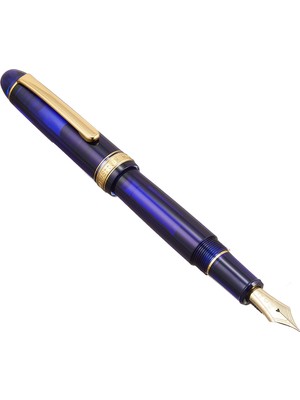 Aesco プラチナ萬年筆 Plutınum PNB13000#3776 Century Gold Trim 51 Chartres Blue M Dolma Kalem