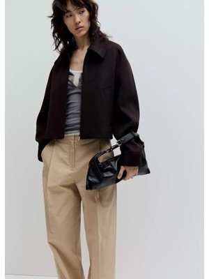 Mango Yün Bomber Ceket
