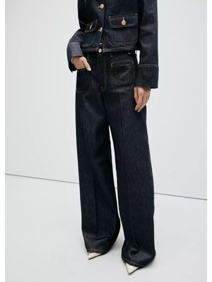 Mango Wideleg Cepli Jean Pantolon