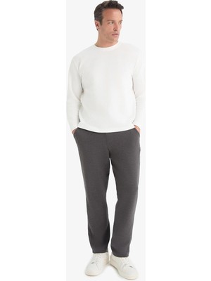 Aesco Defacto Regular Fit Cepli Düz Paça Dokulu Eşofman Altı D7603AX25 Sp