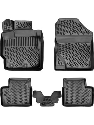 Aesco Rizline Toyota Yaris 2005-2013 Uyumlu 3D Havuzlu Paspas