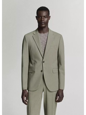 Mango Slim Fit Milan Kumaş Blazer Ceket