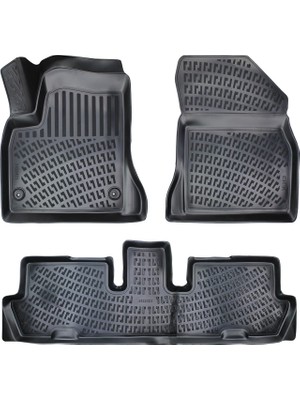 Aesco Rizline Citroen C4 Grand Picasso 7 Koltuk 2006-2013 Uyumlu 3D Havuzlu Paspas