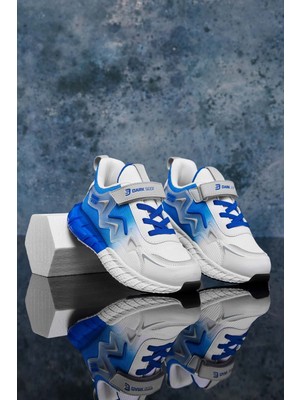 Dark Seer Çocuk Beyaz Mavi Sneaker Spor Ayakkabı 2026 - DS Mirana