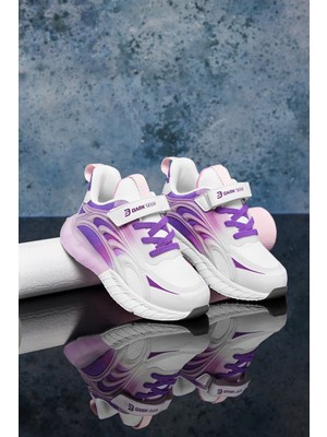 Dark Seer Çocuk Beyaz Mor Sneaker Spor Ayakkabı 2026 - DS Mithril