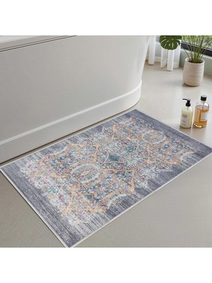 Die Grup Monnhein Banyo Paspası, Yumuşak Banyo Halısı, Kaymaz Dot Tabanlı, Su Emici, Makinede Yıkanabilir - 60 x 100 cm